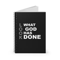 Look what God has Done Spiral Notebook - Ruled Line